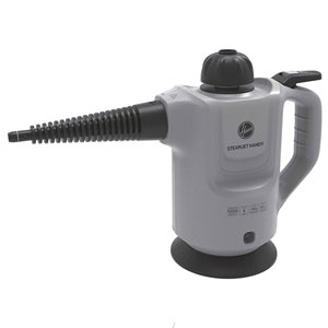 The Hoover SteamJet is a 1000W handheld steam cleaner